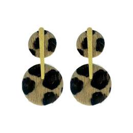 Boucles d'oreilles Ophélie Léopard - Leopard