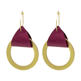 Boucles Servane - Fushia