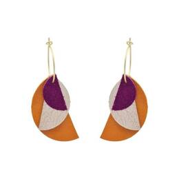 Créoles Géraldine - Version 2 symétrique - Abricot