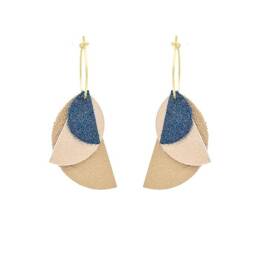 Créoles Géraldine - Version 2 symétrique - Canardpaillettes