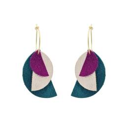 Créoles Géraldine - Version 2 symétrique - Vertbouteille