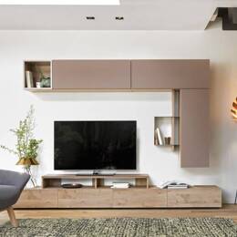 Rangement mural 1 porte relevante 1 niche Adulis