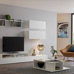 Table basse avec plateau en verre Adulis