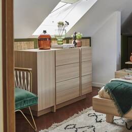 Commode 1 porte 3 tiroirs Symphonie