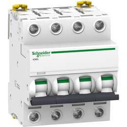 Schneider Electric - A9f94432 Schneider Ic60l Disjoncteur Tétrapolaire Schneider 32a - 4p - Courbe C - 20ka - À Vis