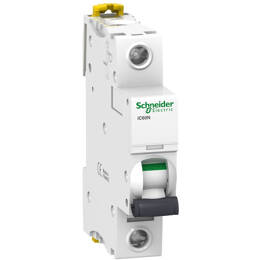Schneider Electric - A9f74101 Schneider Ic60n Disjoncteur 1p Schneider 1a - 1p - Courbe C - 50ka - À Vis