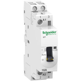 Schneider Electric - Acti9, Ict Contacteur À Commande Manuelle 16a 2no 230-240vca 50hz - A9c23712