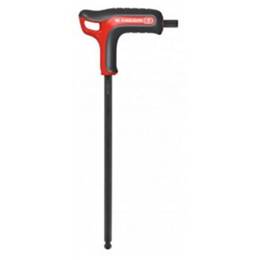 Facom – Clé Allen 10mm – Tête Sphérique – Bras Court – Pour Espaces Confinés – Vissage Rapide En Série