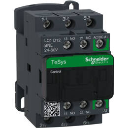 Contacteur Schneider Electric Série Lc1d, 3 Pôles , 3no, 12 A, 24 V (c.a./c.c.), 5,5 Kw ( Prix Pour 1 )