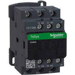 Lc1d09u7 Schneider - Contacteur Moteur Triphasé - 3no - 9a - Bobine 240vac - Vis Étrier - Tesys Lc1d09