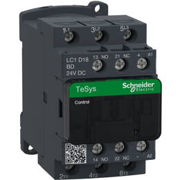 Schneider Electric - Lc1d18bd Schneider - Contacteur Moteur Triphasé - 3no - 18a - Bobine 24vcc - Vis Étrier - Tesys Lc1d18