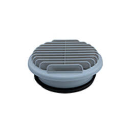 Entrée / Sortie D'Air Murale Pvc Beige Ø160mm Pour Chauffe-eau Thermodynamique Atlantic 464043