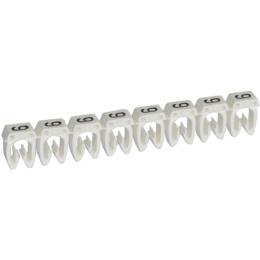 038109 Legrand Boite De 1000 Repères Cab 3 Pour Fils 0,15mm² À 0,5mm² - Marquage Chiffre 9 Blanc