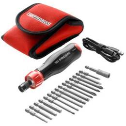 Tournevis Assisté E-protwist - Atpa4v.j16pb - Livré En Pochette Avec 15 Embouts - Facom