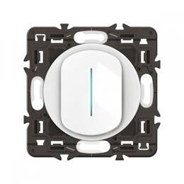 Interrupteur Témoin Céliane 10ax - Enjoliveur Blanc, Support Et Voyant - Legrand