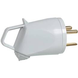 Legrand - Fiche Plexo 20a 2p+t Ip44 Ik08 Poignee Avec Sortle Laterale Gris