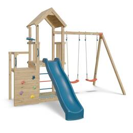 Aire De Jeux Bois 2,20 M Ultra Xplorer 2 - 8 Enfants