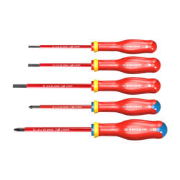 Jeu De 5 Tournevis Protwist Isolés 1000 Volts Facom Atp.j5ve