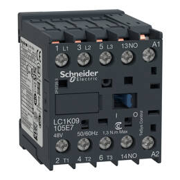 Schneider Electric - Lc1k09105e7 Schneider - Mini Contacteur Tripolaire - 3no - 9a - Bobine 48vca - Vis Étrier - Tesys Lc1k09