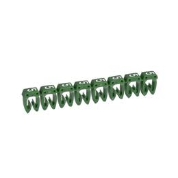 1200 Repères Cab 3 Pour Filerie 1,5mm² À 2,5mm² Avec Chiffre 5 Vert Legrand 038225