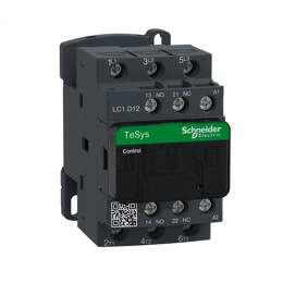 Schneider Electric - Contacteur Tesys Lc1d 3p Ac3 440v 12 A Bobine 48 V Ca - Lc1d12e7