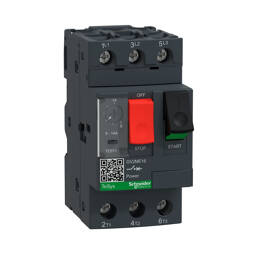 Schneider Electric - Tesys - Disjoncteur Moteur Magnéto-thermique Gv2me16 - 3p - Commande Par Bouton Poussoir - Réglage Th. 9 À 14a