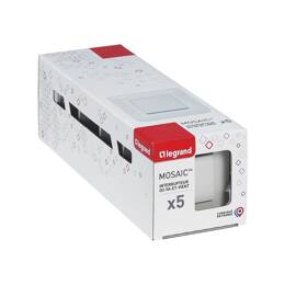 Legrand Interrupteur Va-et-vient, Legrand Mosaic, Blanc