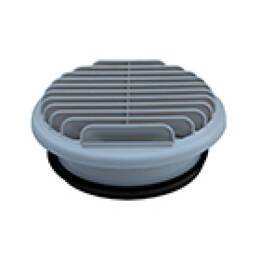 Entrée / Sortie D'Air Murale Pvc Beige Ø160mm Pour Chauffe-eau Thermodynamique Atlantic 464043