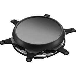 Moulinex - Appareil À Raclette 6 Personnes 700w + Plancha + Crêpière Re151812
