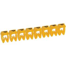 038125 Legrand Boite De 300 Repères Cab 3 Pour Fils 0,15mm² À 0,5mm² - Marquage Lettre P
