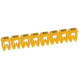 300 Repères Cab 3 Pour Filerie 1,5mm² À 2,5mm² Avec Lettre Majuscule U Legrand 038350