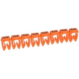 038103 Legrand Boite De 1000 Repères Cab 3 Pour Fils 0,15mm² À 0,5mm² - Marquage Chiffre 3 Orange