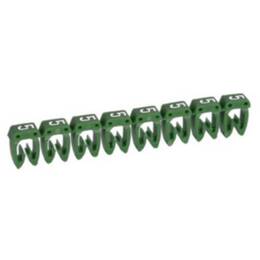 800 Repères Cab 3 Pour Filerie 4mm² À 6mm² Avec Chiffre 5 Vert Legrand 038235