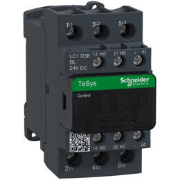 Schneider Electric - Lc1d38bl Schneider - Contacteur Moteur Tripolaire - 3no - 38a - Bobine 24vcc - Vis Étrier - Tesys Lc1d38