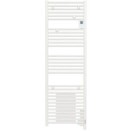 Atlantic – Sèche-serviette Électrique Digital 500w – Blanc Brillant – Pour Salle De Bain – 850257