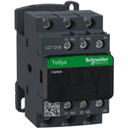 Schneider Electric - Lc1d18u7 Schneider - Contacteur Moteur Triphasé - 3no - 18a - Bobine 240vca - Vis Étrier - Tesys Lc1d18