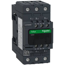 Lc1d40av7 Schneider - Contacteur Moteur Tripolaire - 3no - 40a - Bobine 400vca - Everlink - Tesys Lc1d40
