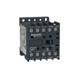 Schneider Electric - Lp1k0610bd Schneider - Contacteur Tripolaire - 3no - 6a - Bobine 24vcc - Vis