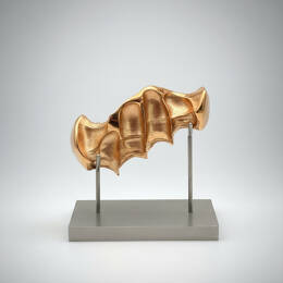 La Paume bronze doré or jaune (24 carats), sculptée sur mesure