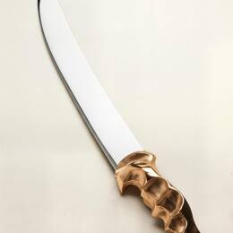 Le Sabre à Champagne bronze doré or rose (18 carats) sculpté sur mesure