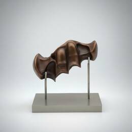 La Paume bronze patiné sculptée sur mesure