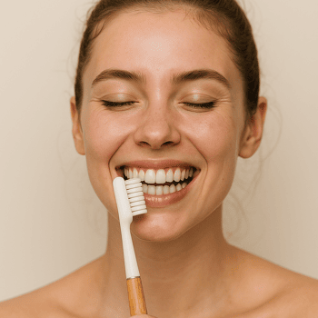 Brosse à dents rechargeable en bois