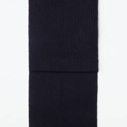 Echarpe laine Mérinos - Noir Charbon