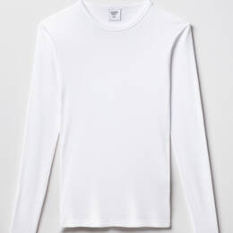 Maillot de Corps Femme Manches Longues - Blanc