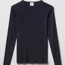 Le Maillot de Corps Manches Longues Homme - Bleu Marine