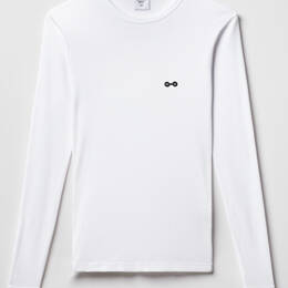 Le Maillot de Corps Lucien Manches Longues - Blanc