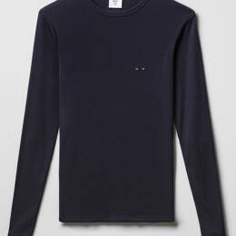 Le Maillot de Corps Lucien Manches Longues - Bleu Marine