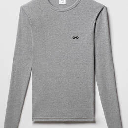 Maillot de Corps Lucien Manches Longues - Gris Chine