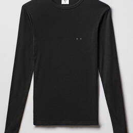 Le Maillot de Corps Lucien Manches Longues - Noir Charbon