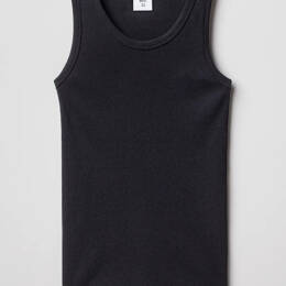 Débardeur Femme Marcel Signature - Noir Charbon